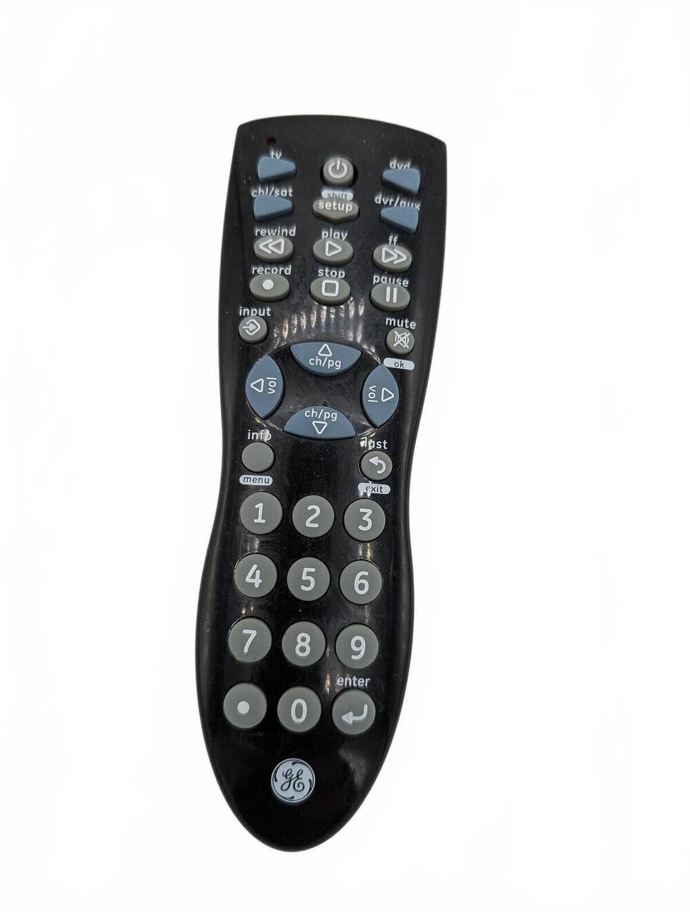 GE JC024 Universal Remote Control TV DVD Cable SAT Replacement Unisex One Size